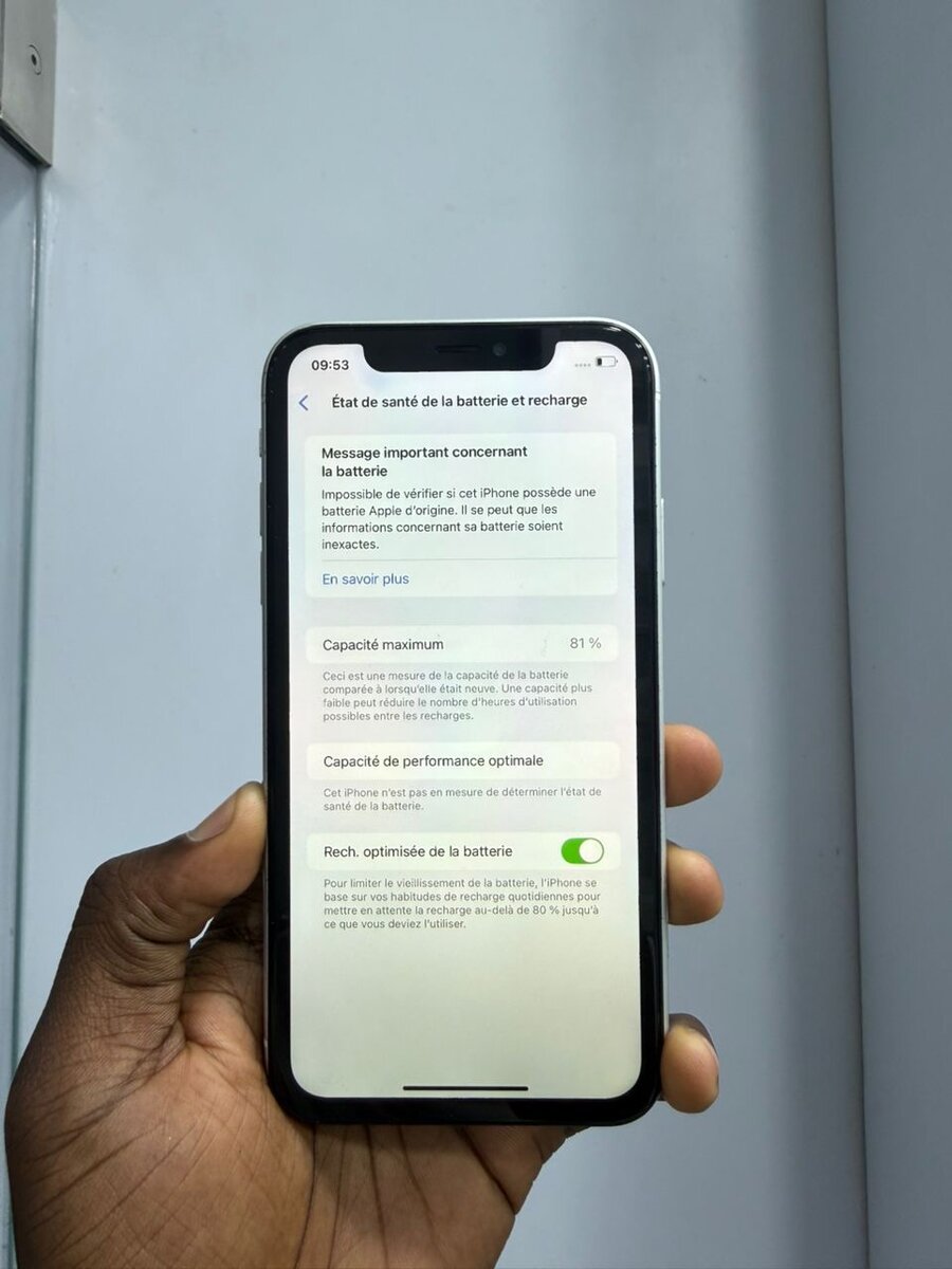 iPhone XR 128Giga Blanc