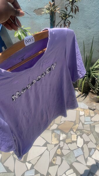 Purple Graphic T-Shirt