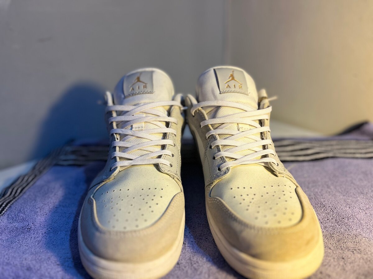 Baskets blanches en cuir élégantes