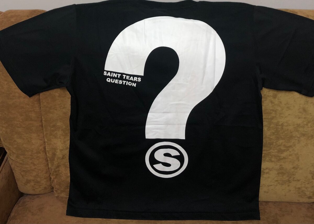T-shirt Saint Question Noir