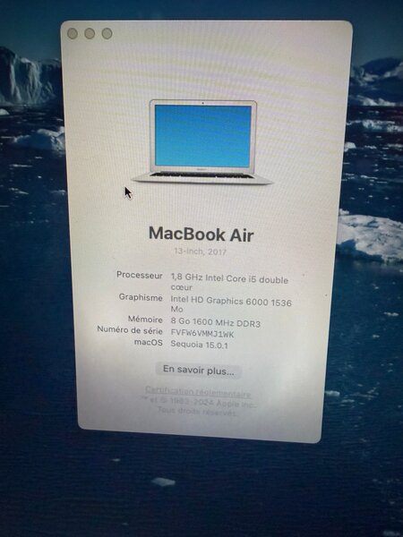 MacBook Air 13 pouces 2017