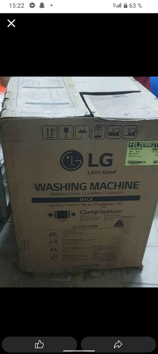 Machine à laver LG - Argent