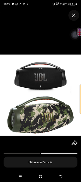 Enceinte JBL Bluetooth portable