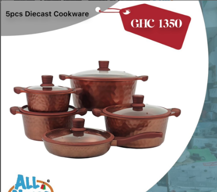Donnor 5pcs Diecast cookware 