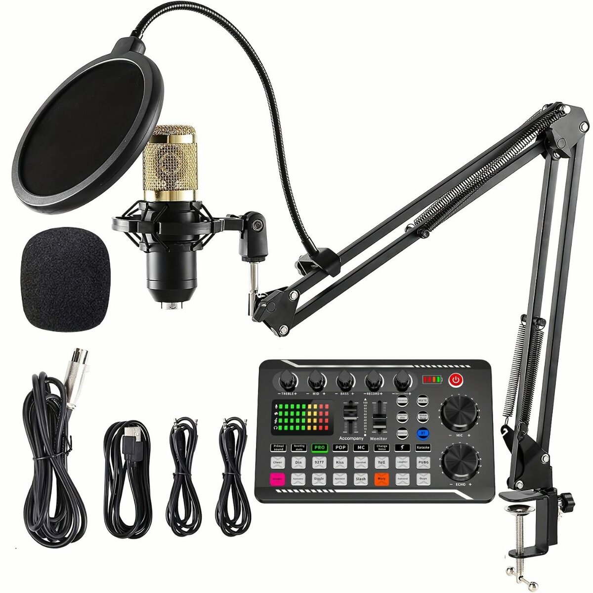 Kit Microphone USB avec Carte Son