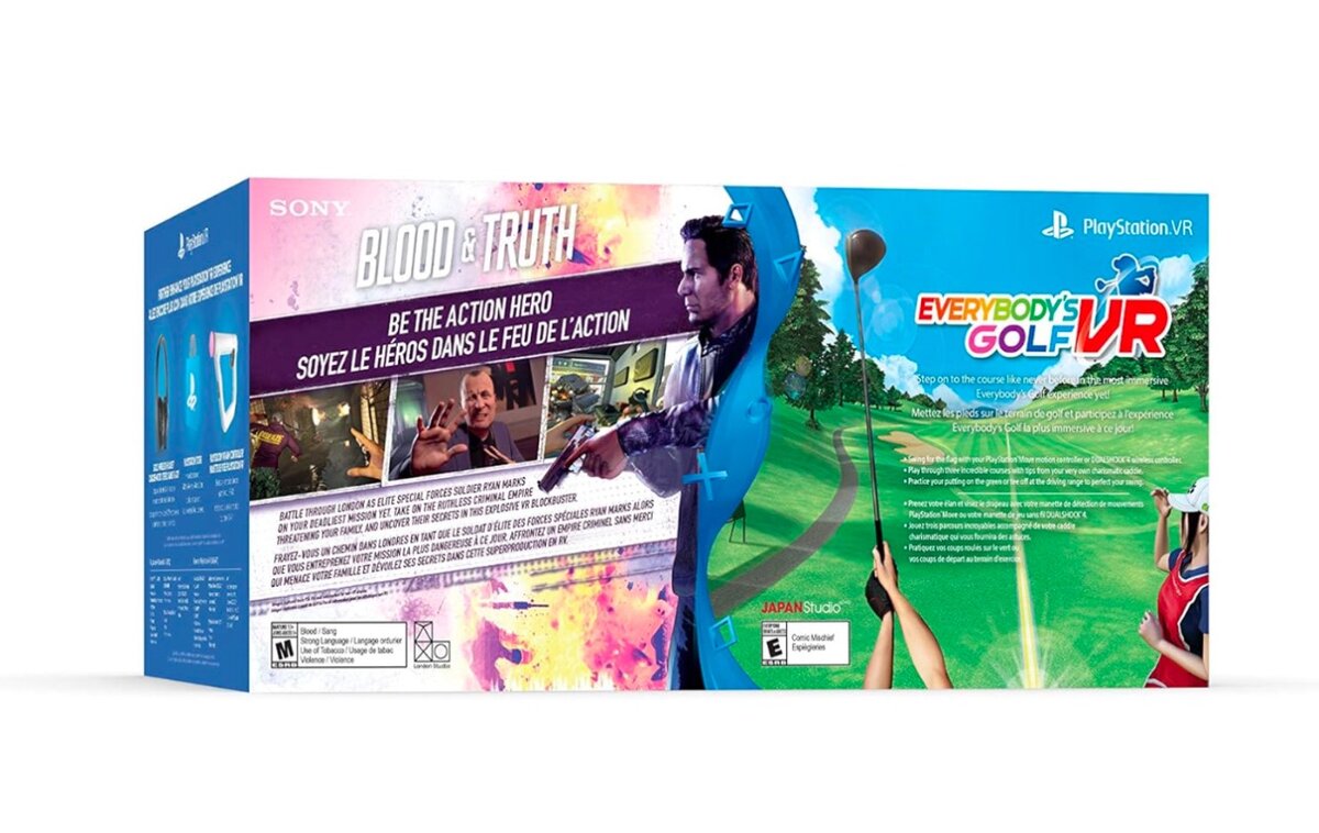 PlayStation VR - Mega Blood & Truth + Everybody's Golf Bundl