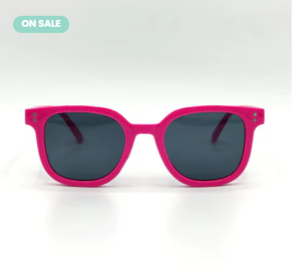 Justin Shocking Pink Baby Sunglasses