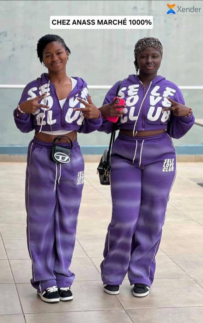 Ensemble de survêtement violet