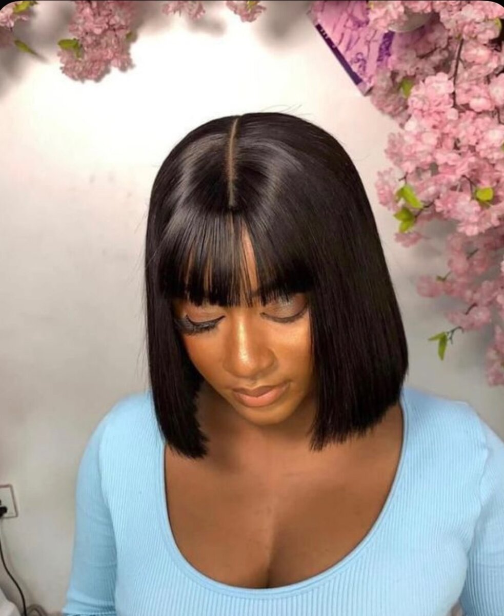 Perruque Bob avec Frange