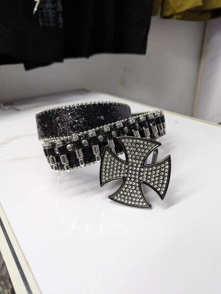 Ceinture Strass Glamour Punk