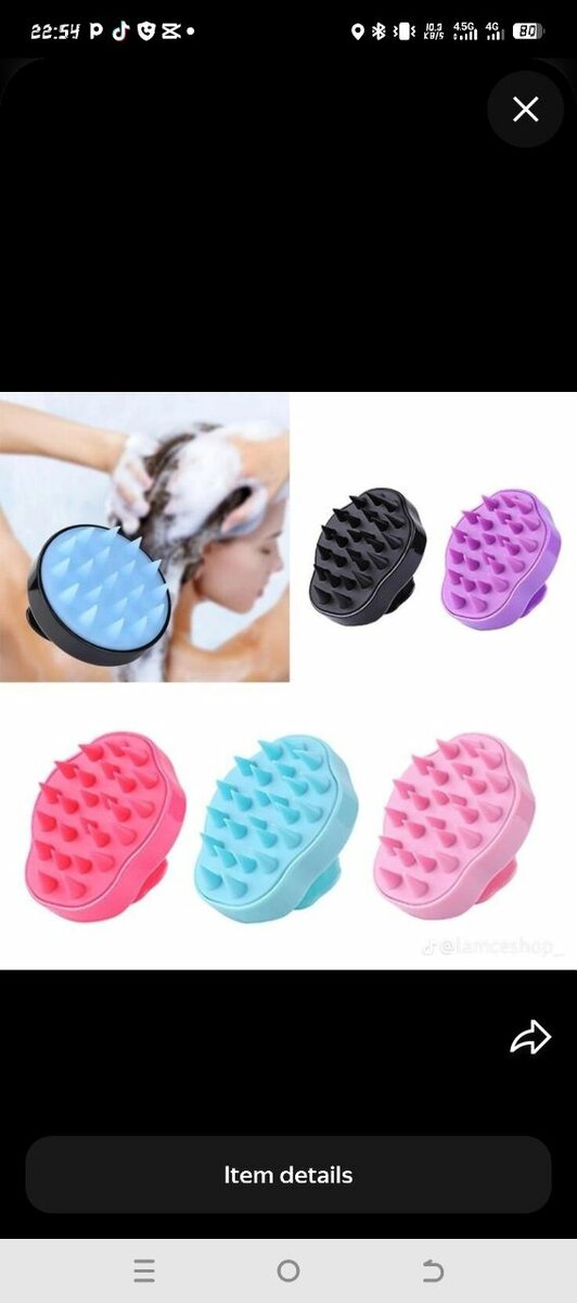 Silicone Scalp Massager Brush