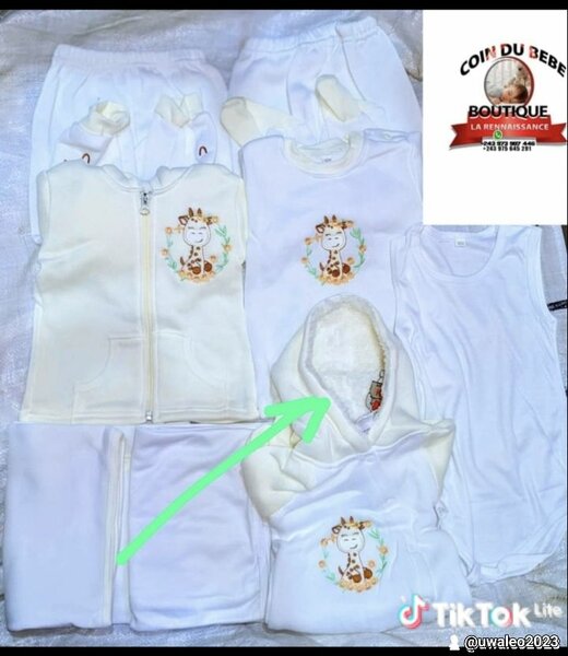 Baby suits 8pcs