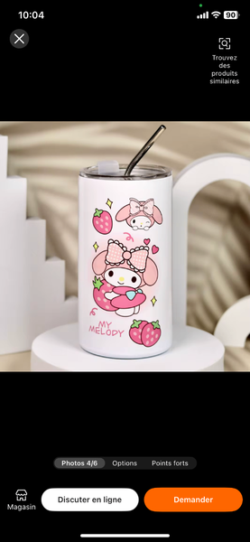 Gourdes Thermique Hello Kitty