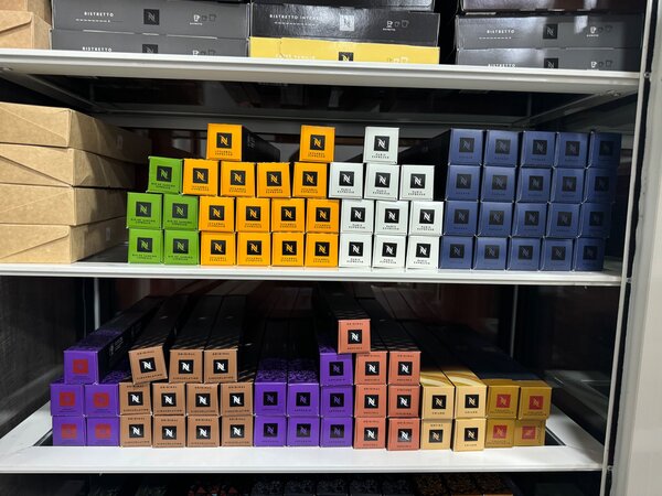 Nespresso coffee capsules