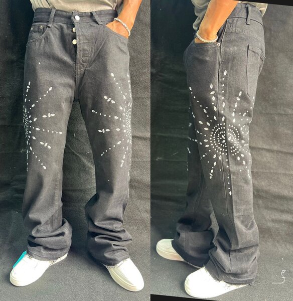 Jeans homme cargo décontractés