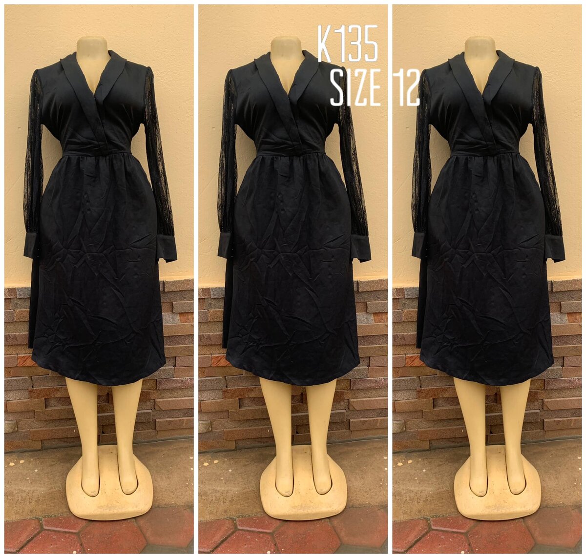 Black wrap dress on top 12