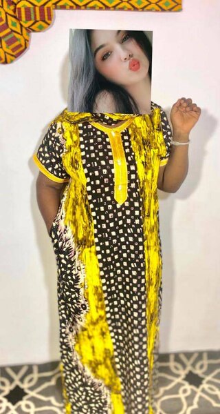 Robe Kaftan Colorée Femme