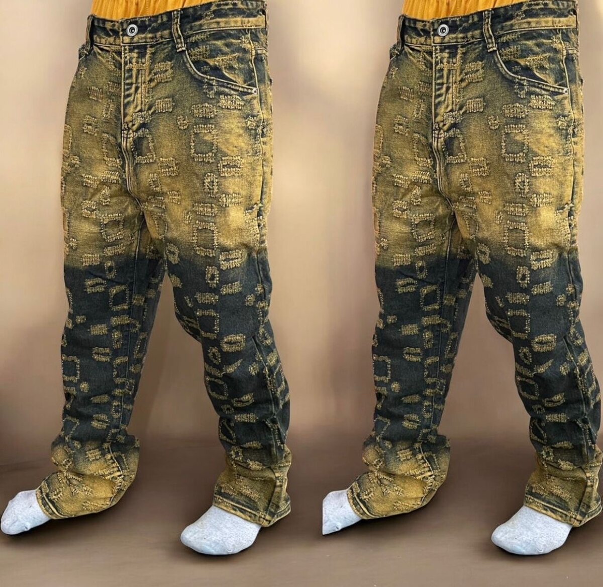 Pantalon large tendance homme