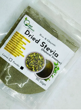 Stevia Powder 50gm - Natural Sweetener Zero Calories Best for Weight Loss and Diabetes