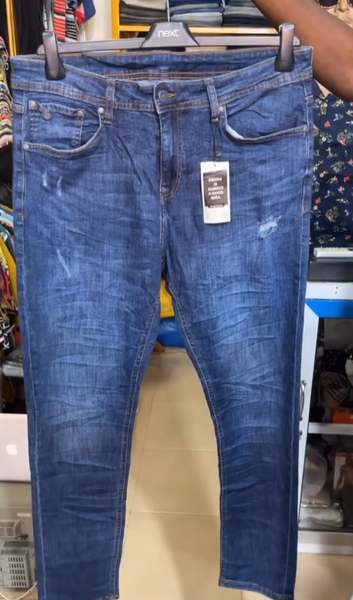 Biker Tattered Stretch Jeans