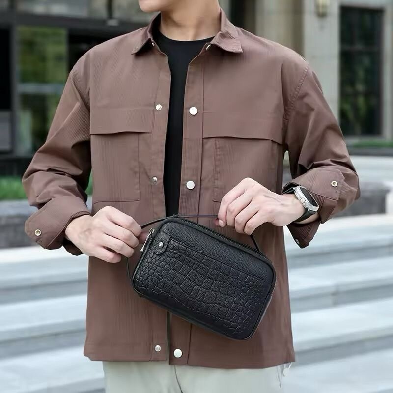 Sacoche Homme en Cuir Élégante