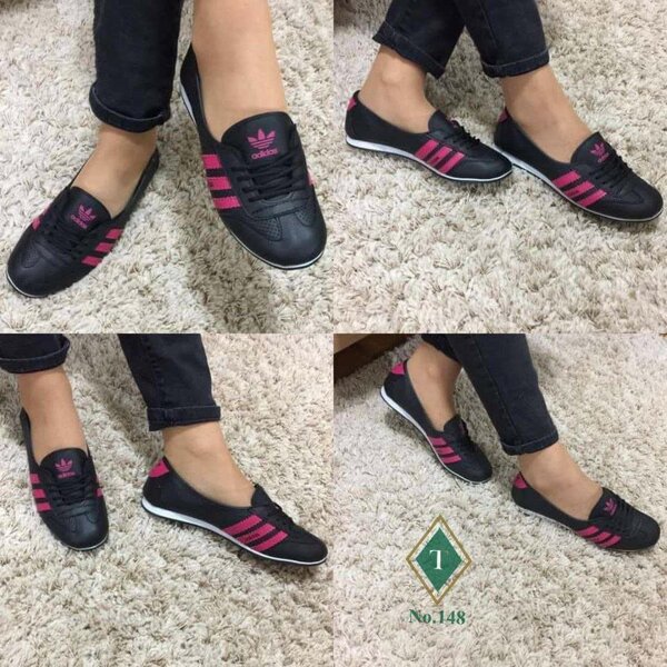 Adidas noire et rose femme