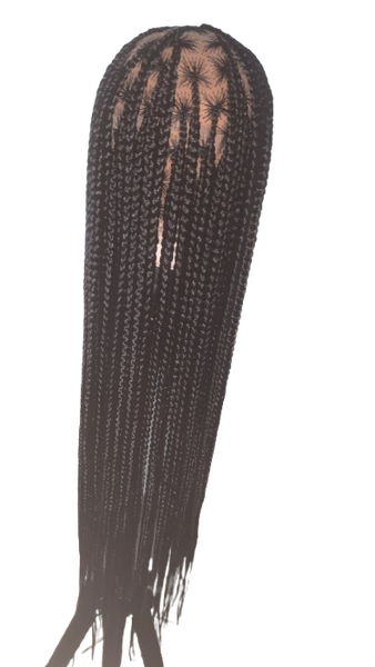 Perruque tressée longue