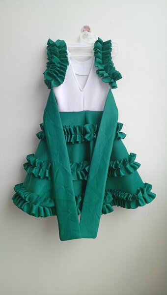 Robe Fille Minnie Verte