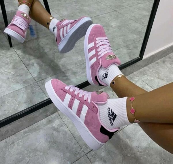 Adidas campus rose femme