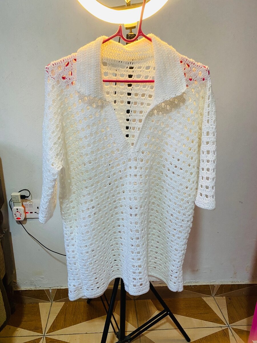 Crochet unisex shirt