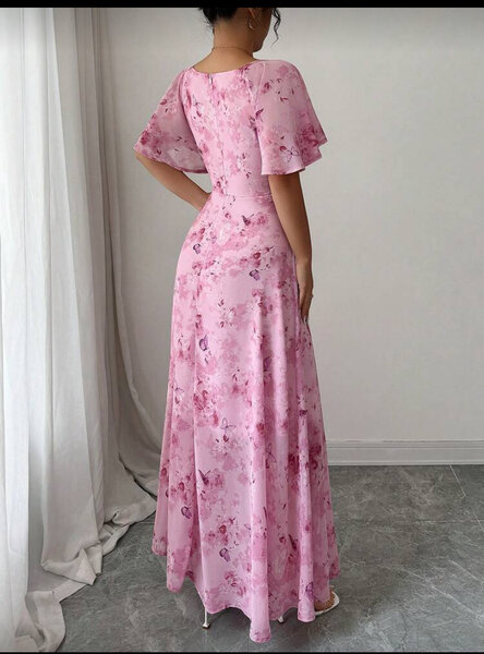 Robe longue florale élégante