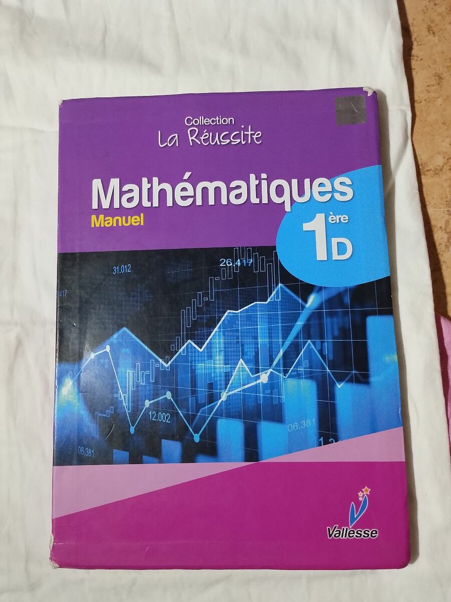 Manuel Mathématiques 1ère D