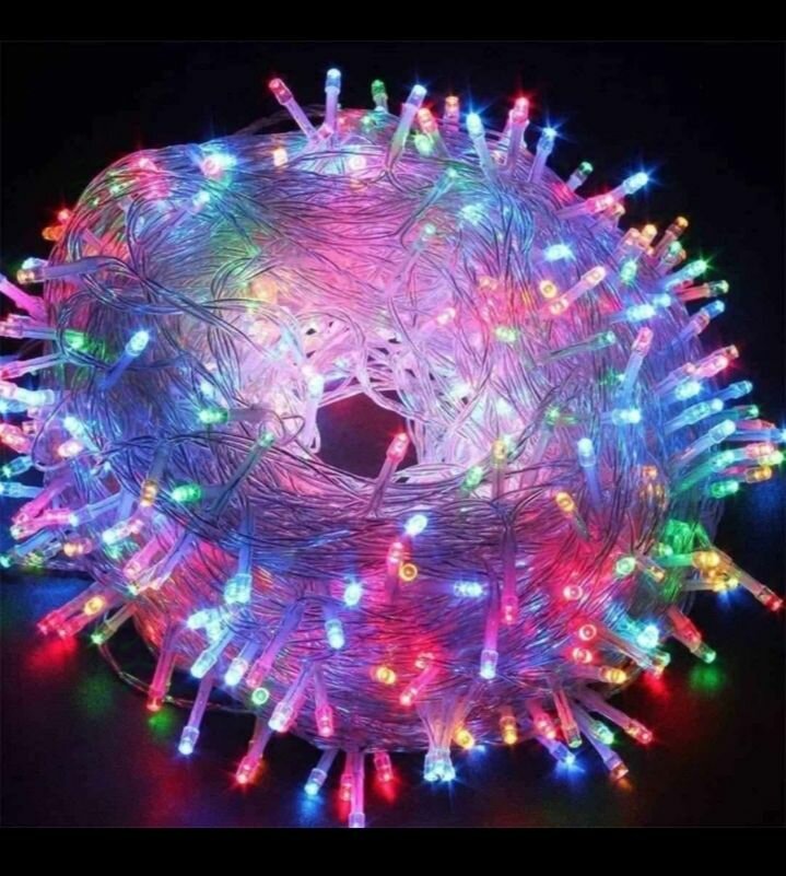 Guirlande lumineuse LED multicolore