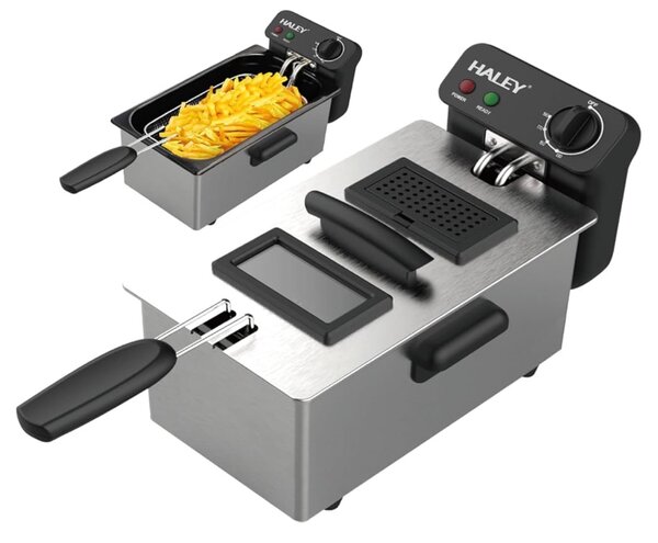 Friteuse électrique HALEY en acier inoxydable