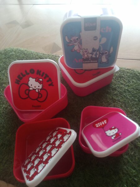 Hello kitty 3 pack lunch box