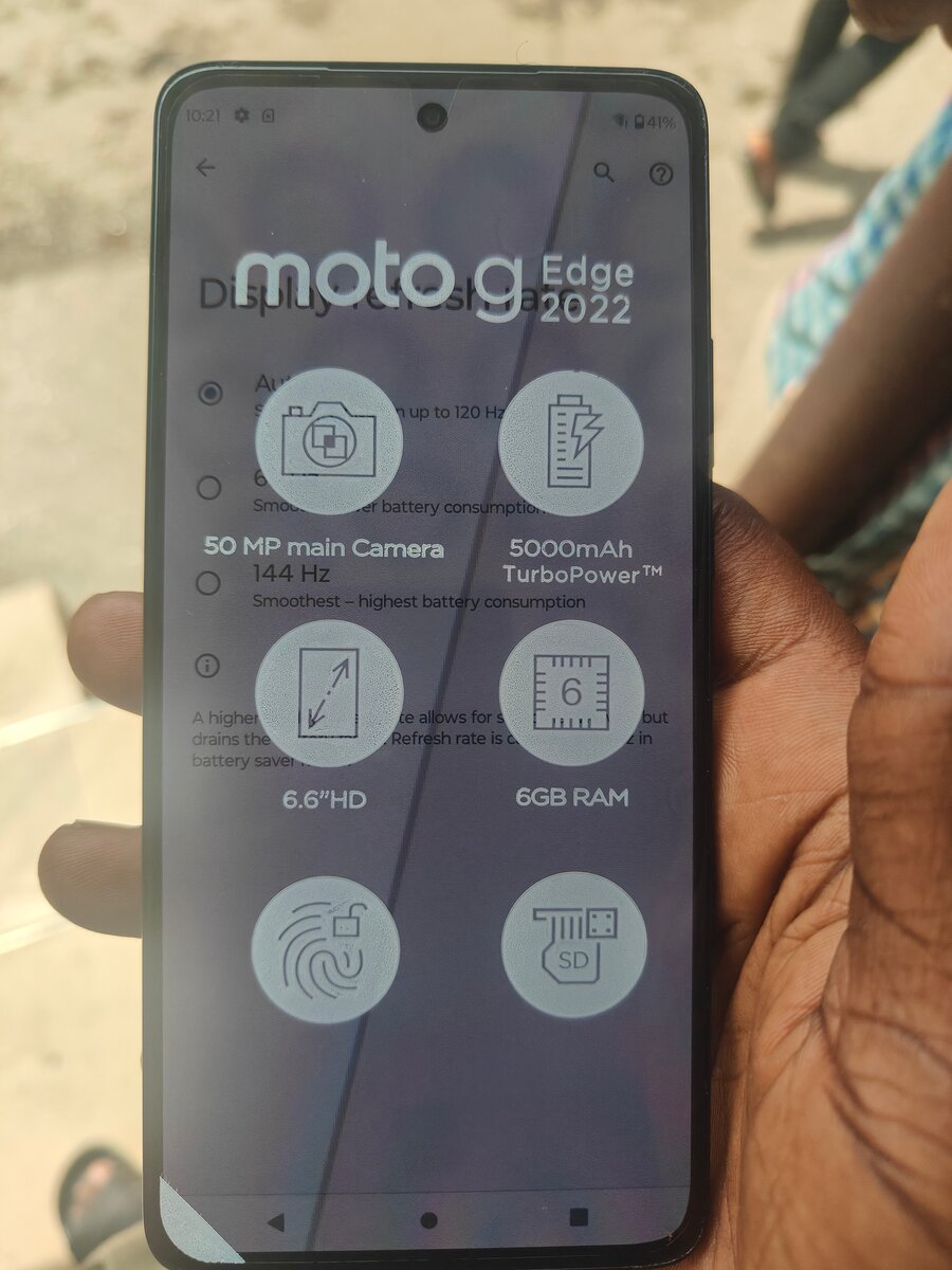 Motorola edge 2022