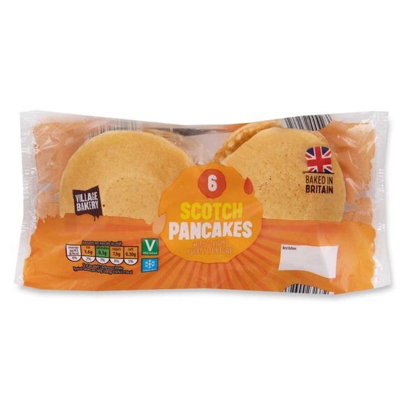 Village Bakery Scotch Pancakes 192g/ 6 Pack