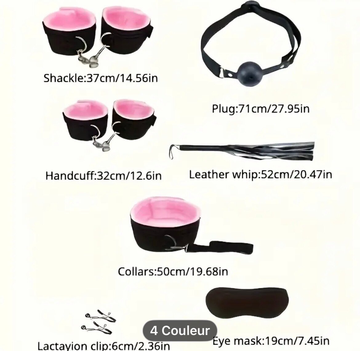 Kit de jeu sensuelle noir