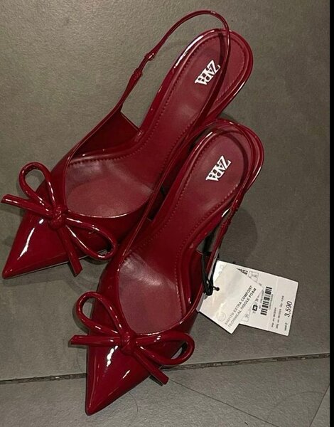 Escarpins à Talons Zara Rouges