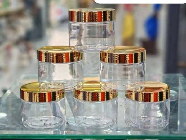 Bocaux cosmétiques transparents