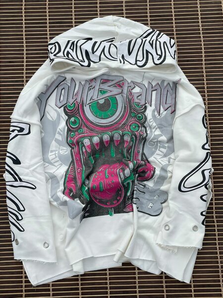 Sweat à capuche graphique