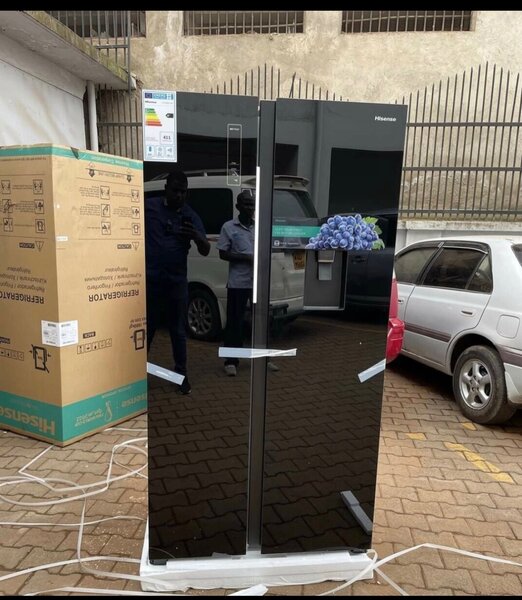 Hisense side by side double door fridge