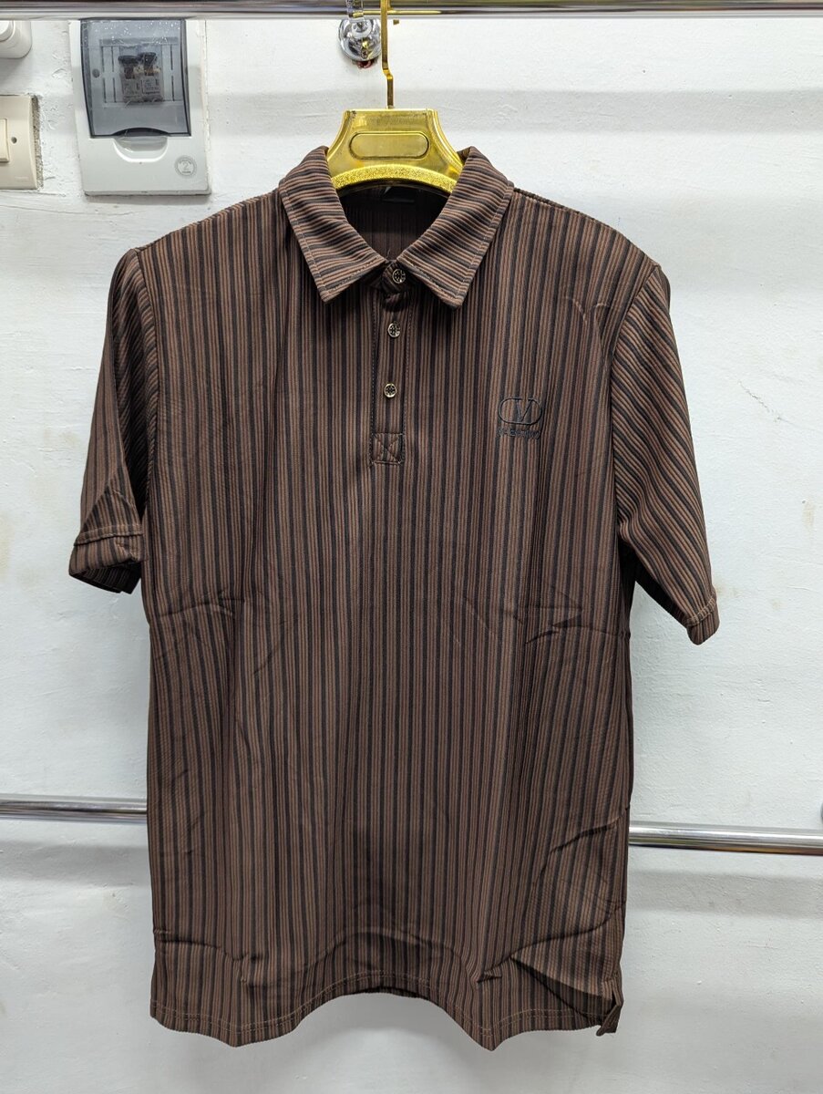 Polo rayé homme élégant