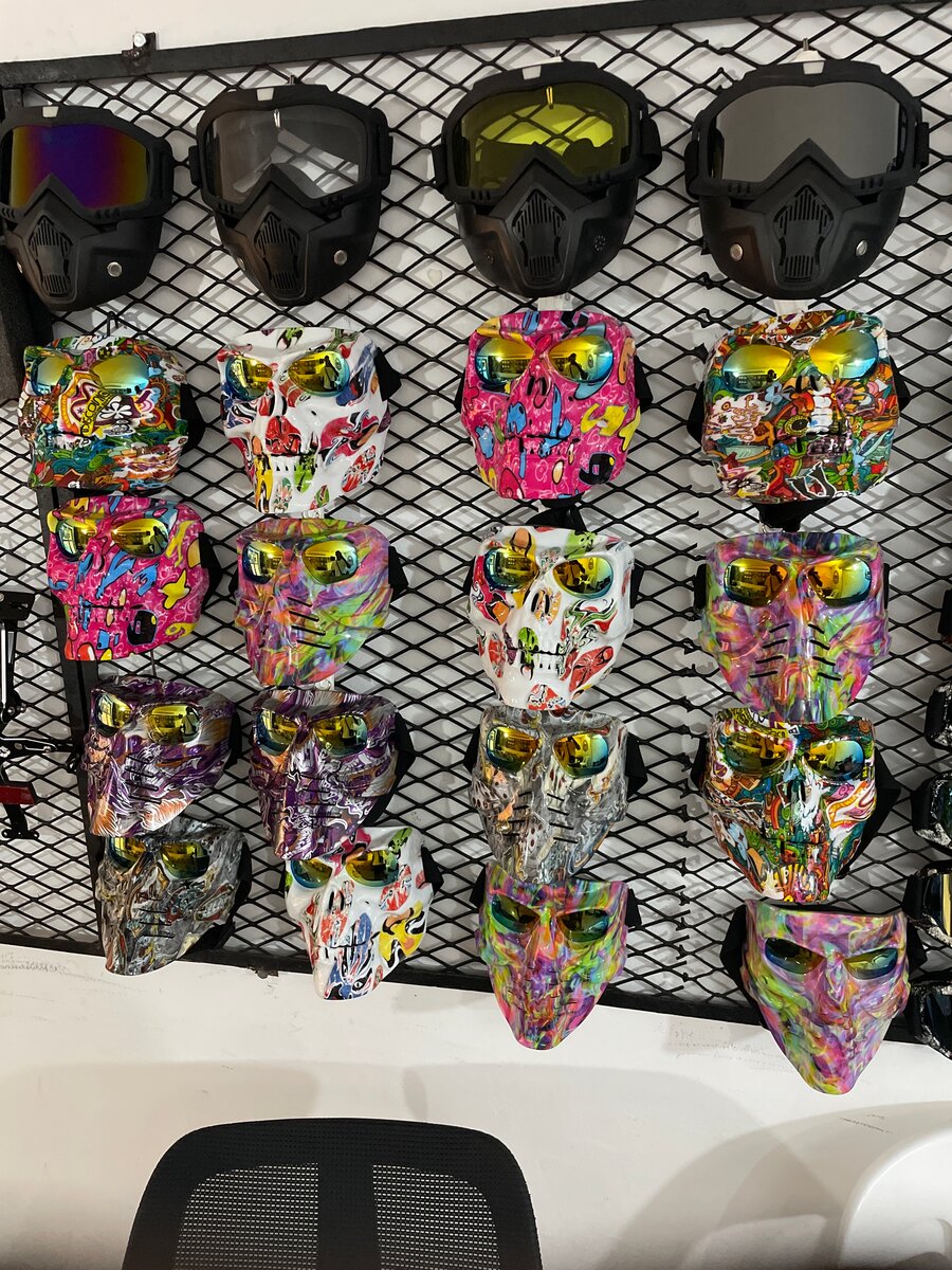 Masques et Gants de moto