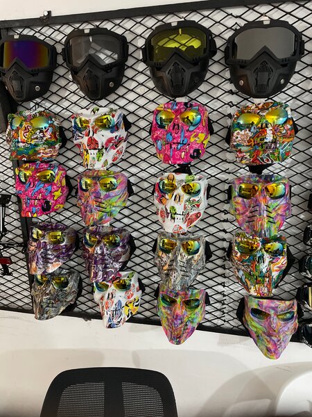 Masques et Gants de moto