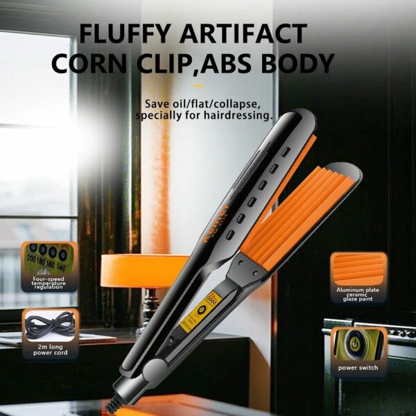Kemei Fer à Lisser Cranté Coiffure