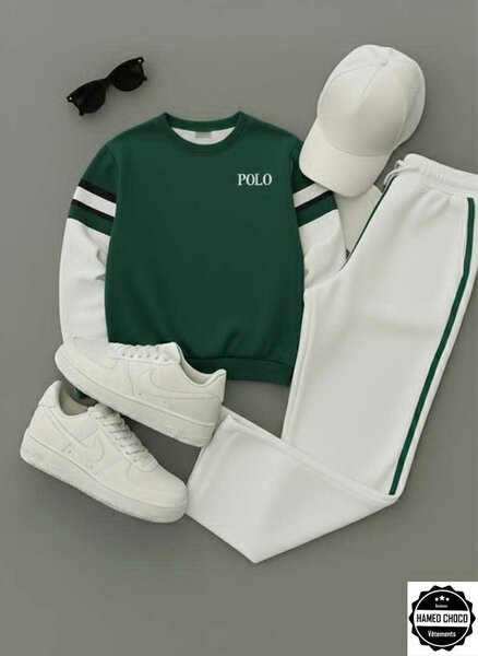 Ensemble sportif Polo vert