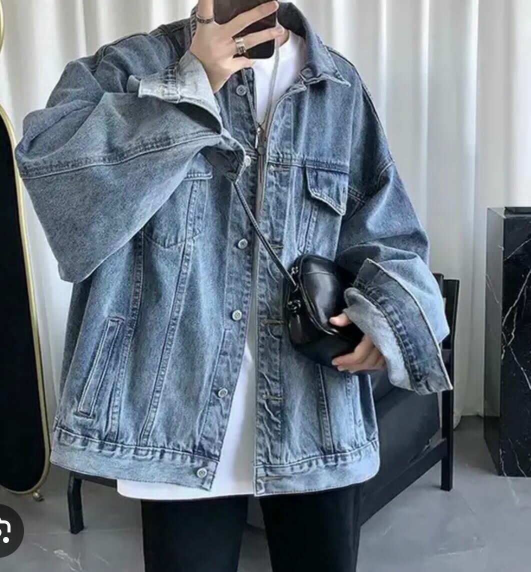 Veste en jean oversize