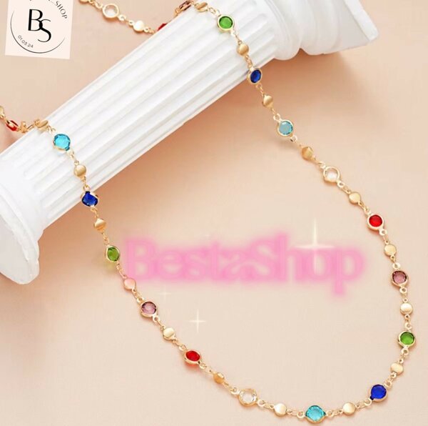 Collier multicolore élégant