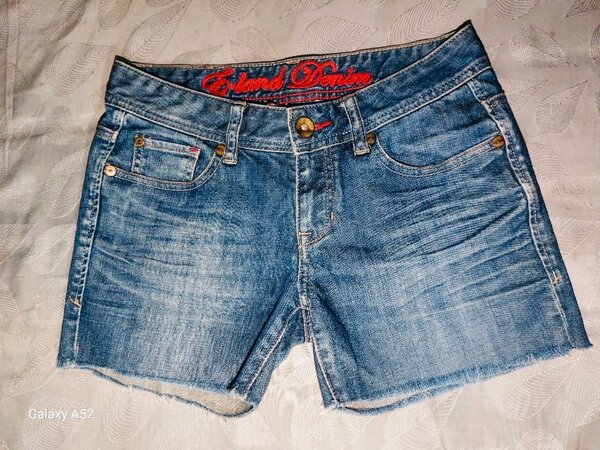 Short en jean décontracté